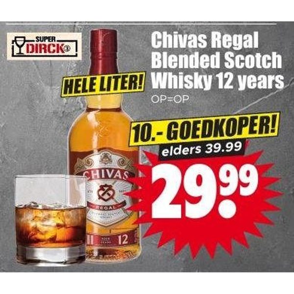 Chivas Regal Blended Scotch Whisky 12 years