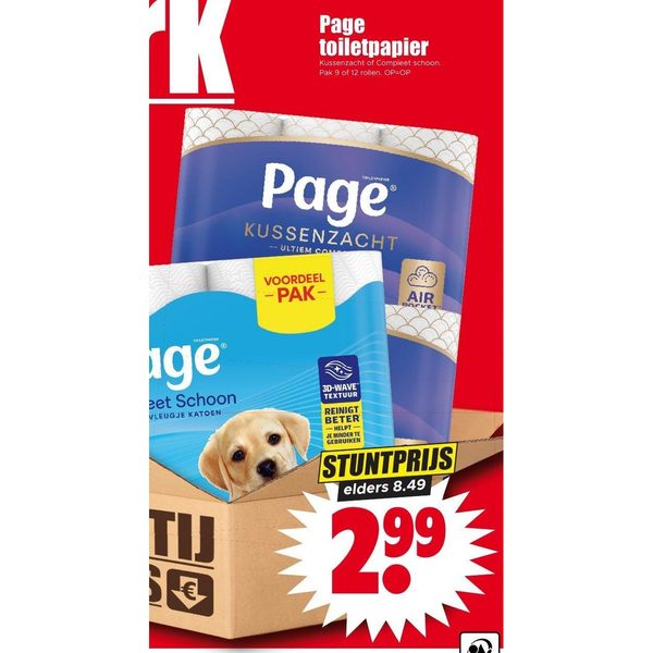 Page toiletpapier