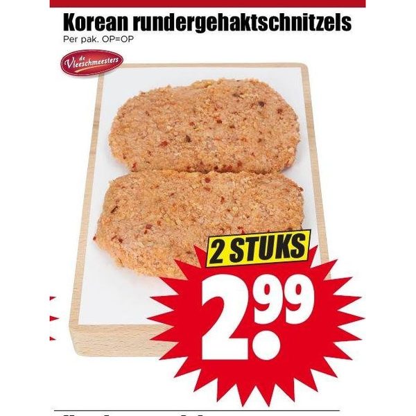 Korean rundergehaktschnitzels