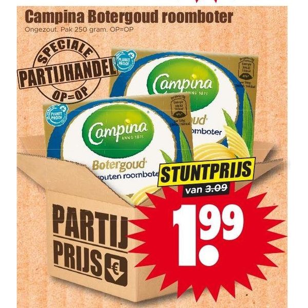 Campina Botergoud roomboter