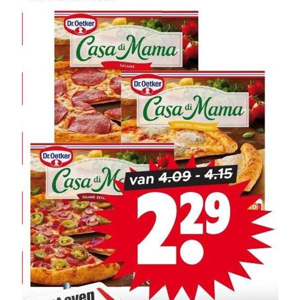 Dr. Oetker Casa di Mama pizza