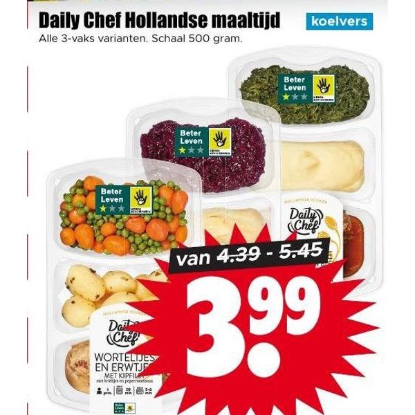 Daily Chef Hollandse maaltijd