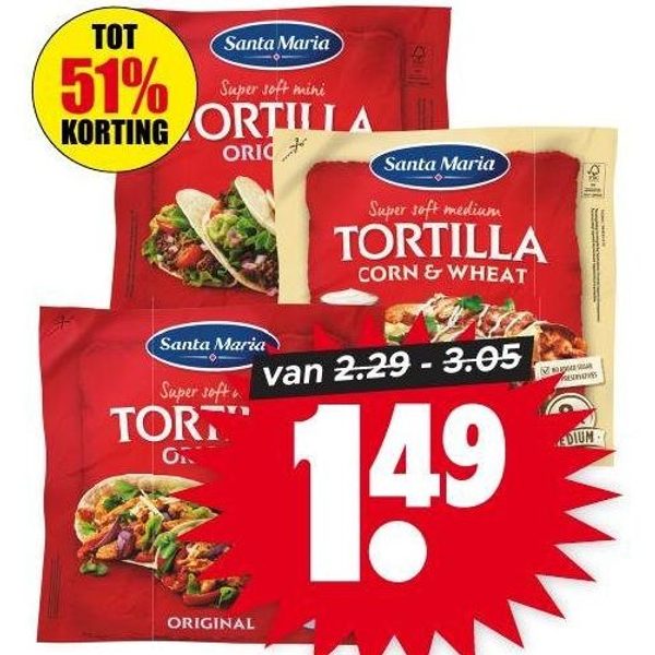 Santa Maria wraps