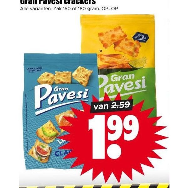 Gran Pavesi crackers