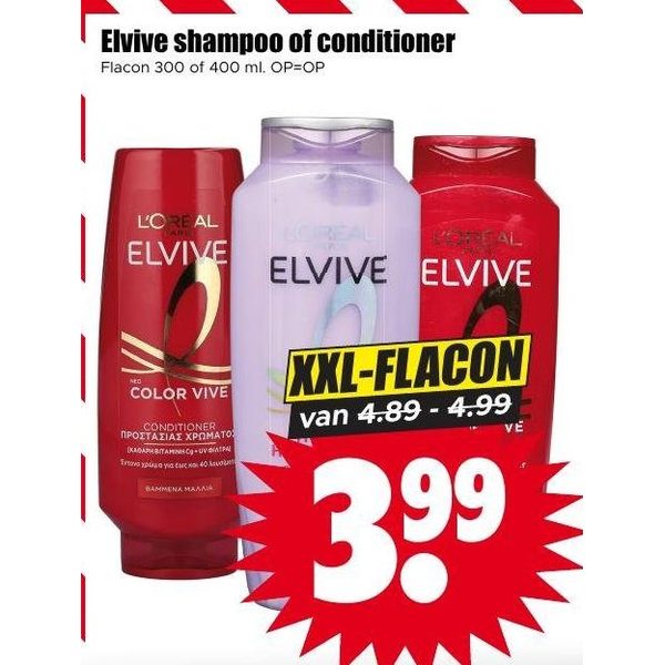 Elvive shampoo of conditioner