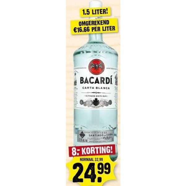 Bacardi Rum Carta Blanca