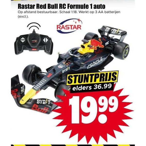 Rastar Red Bull RC Formule 1 auto