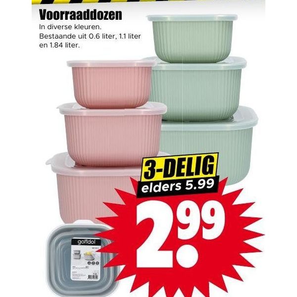 Voorraaddozen