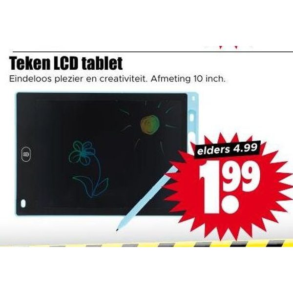 Teken LCD tablet
