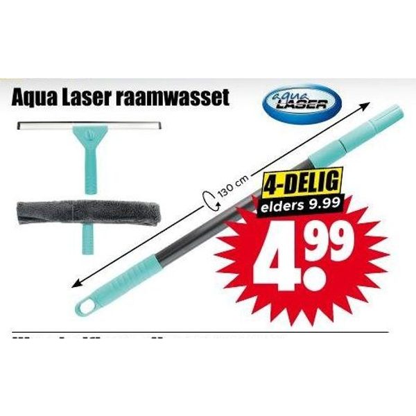 Aqua Laser raamwasset