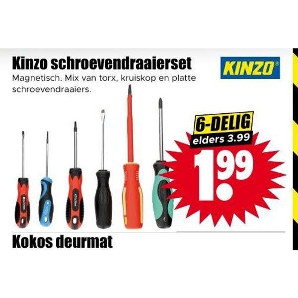 Kinzo schroevendraaierset