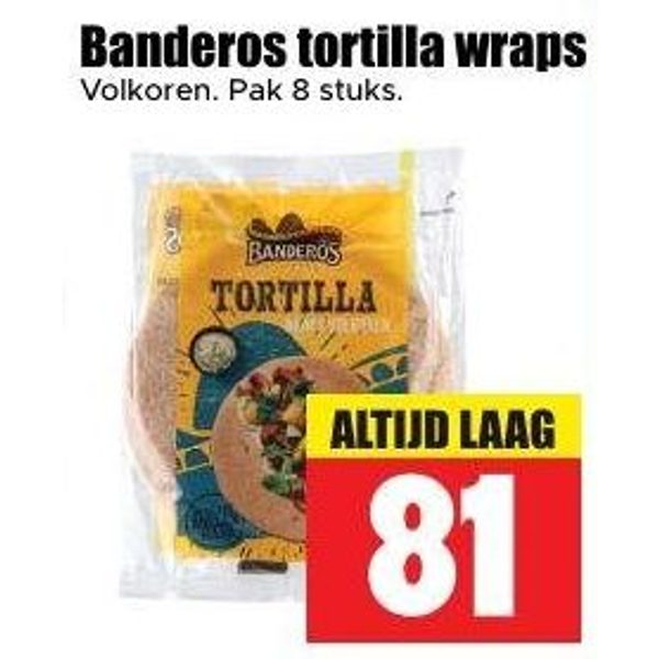 Banderos tortilla wraps