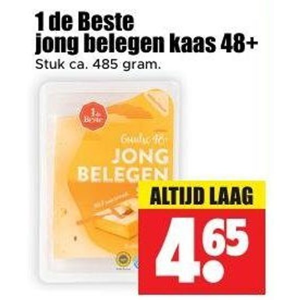1 de Beste jong belegen kaas 48+