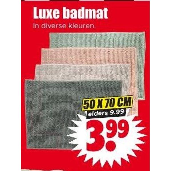 Luxe badmat