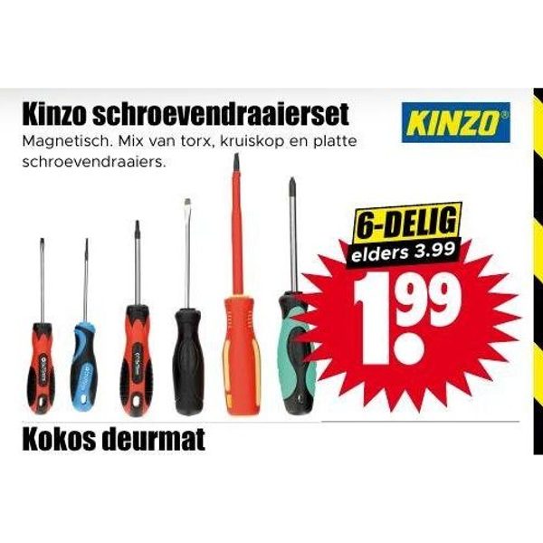 Kinzo schroevendraaierset
