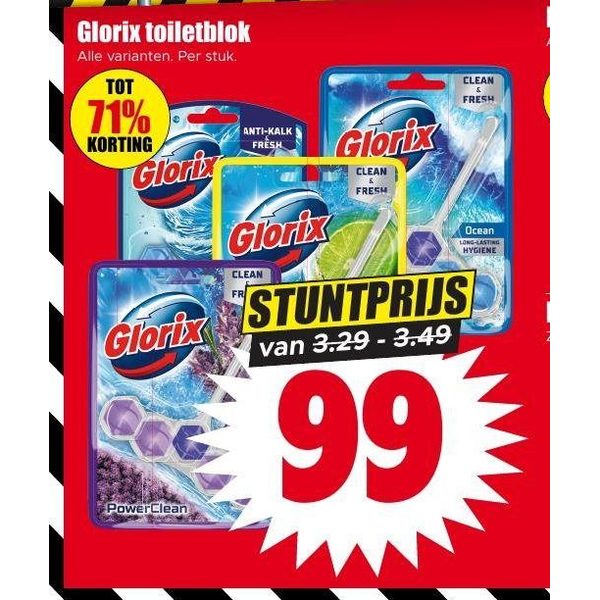 Glorix toiletblok
