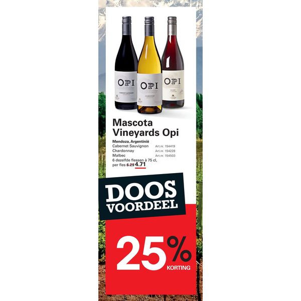 Mascota Vineyards Opi Wijn