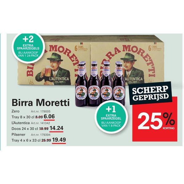 Birra Moretti Zero