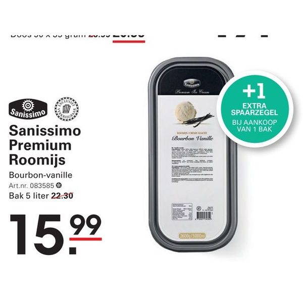 Premium Roomijs Bourbon-vanille