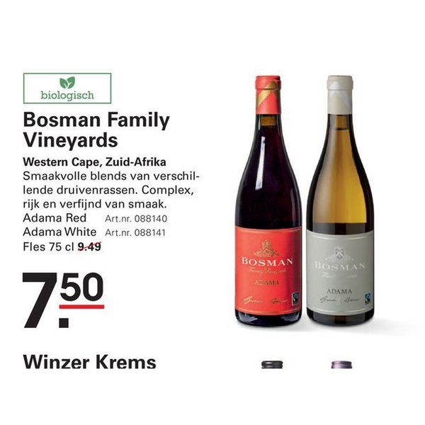 Bosman Family Vineyards