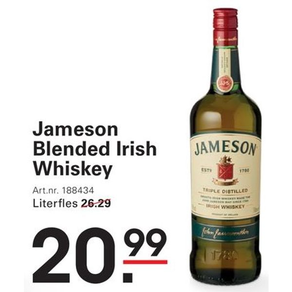 Jameson Blended Irish Whiskey