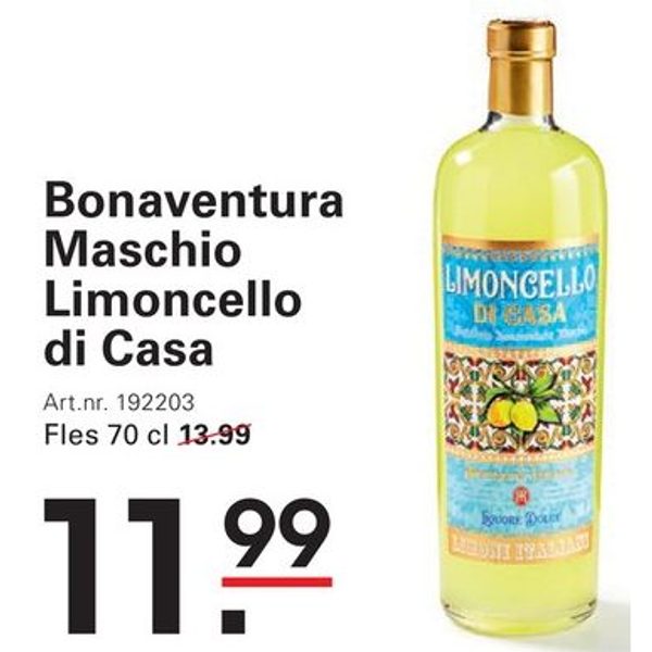 Bonaventura Maschio Limoncello di Casa