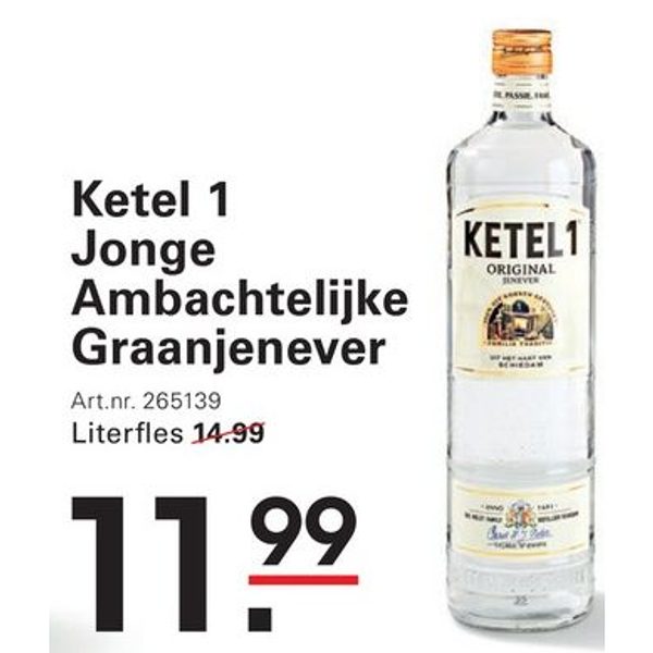 Ketel 1 Jonge Ambachtelijke Graanjenever