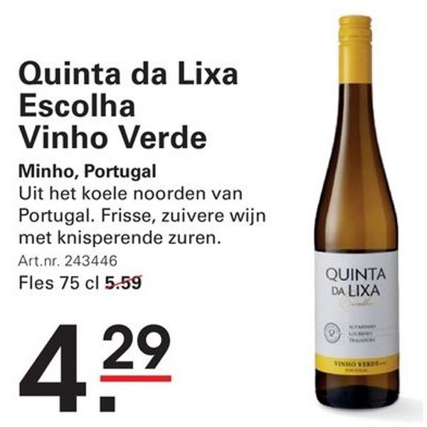 Quinta da Lixa Escolha Vinho Verde