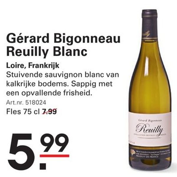 Gérard Bigonneau Reuilly Blanc