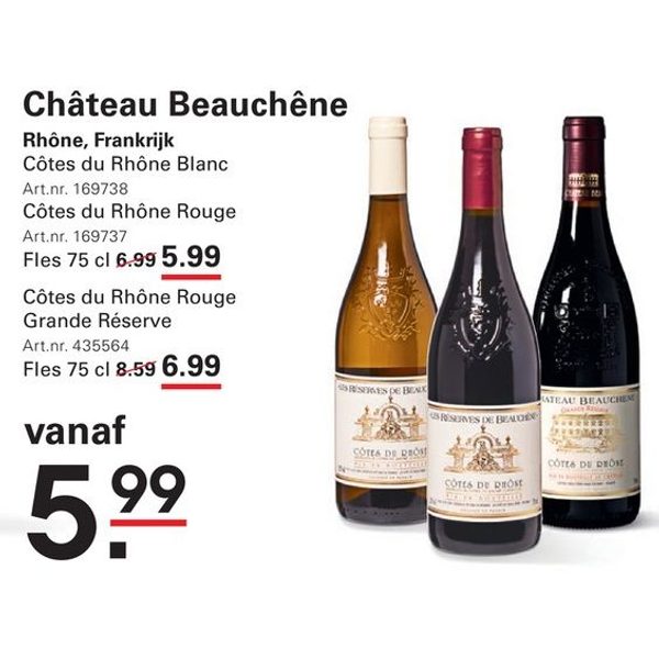 Côtes du Rhône Blanc / Rouge / Grande Réserve