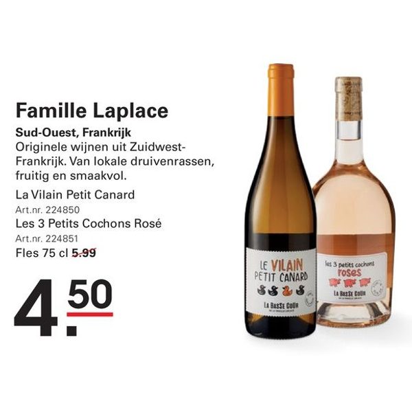 La Vilain Petit Canard / Les 3 Petits Cochons Rosé