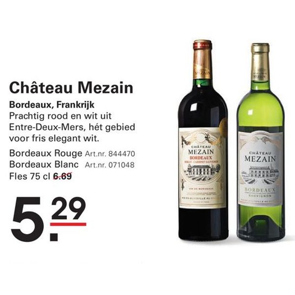 Bordeaux Rouge / Blanc