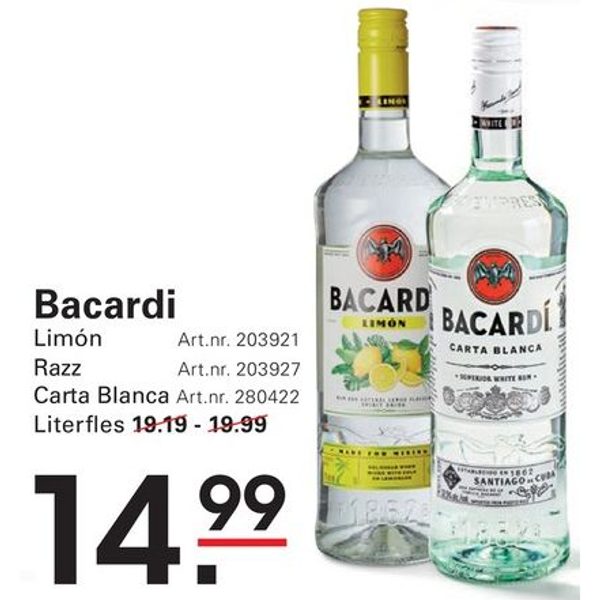 Limón / Razz / Carta Blanca
