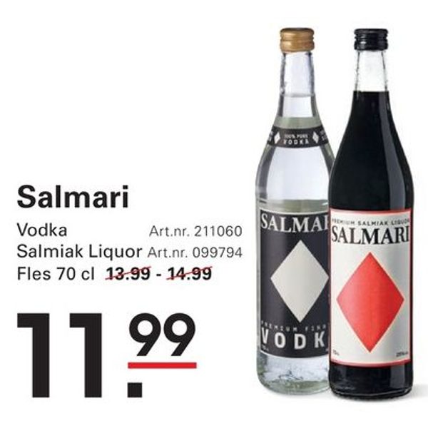 Vodka / Salmiak Liquor