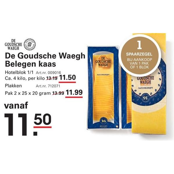 De Goudsche Waegh Belegen kaas