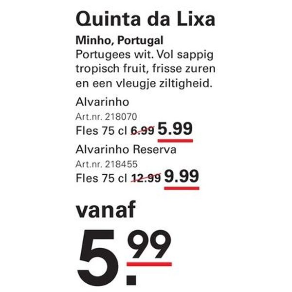 Quinta da Lixa Alvarinho