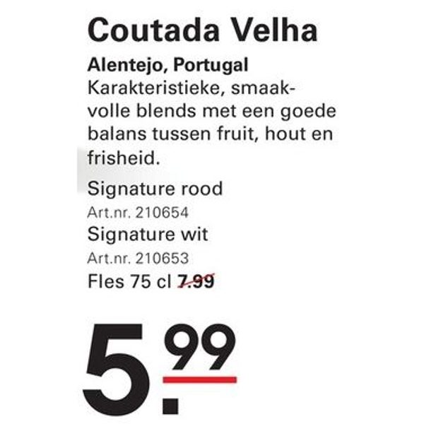 Coutada Velha Signature rood