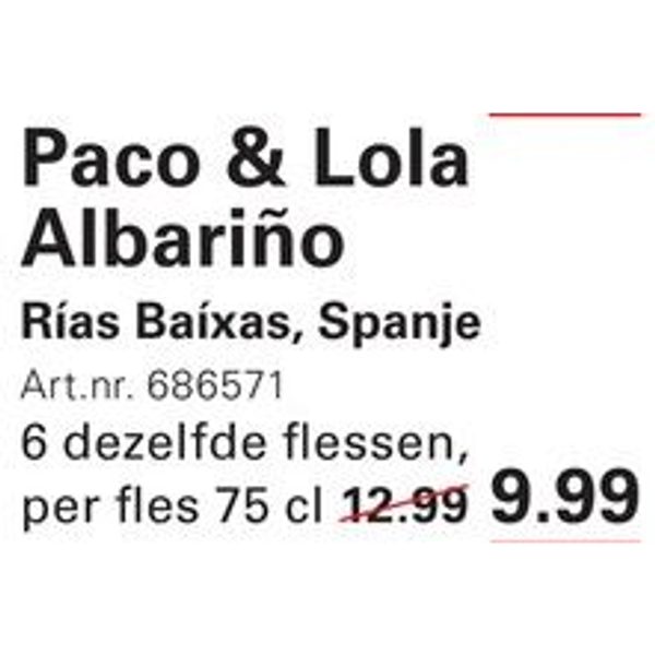 Paco & Lola Albariño