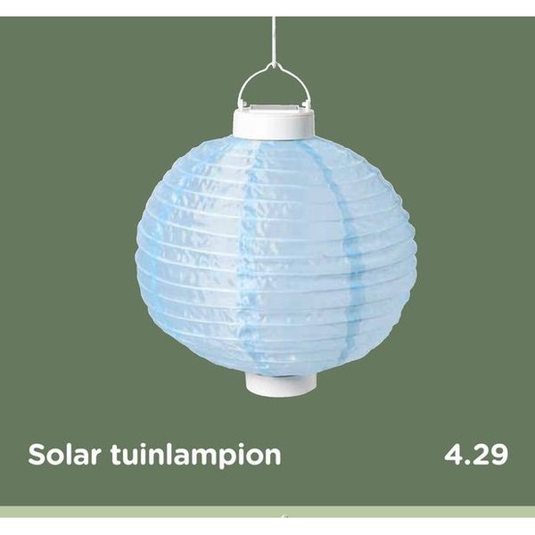 Solar tuinlampion