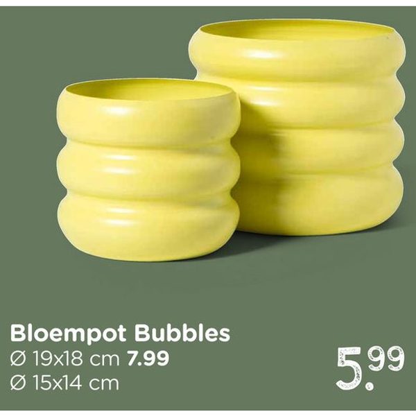 Bloempot Bubbles