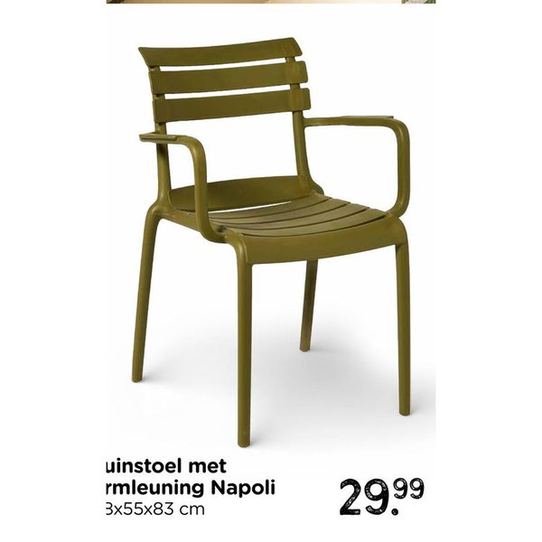 Tuinstoel met armleuning Napoli