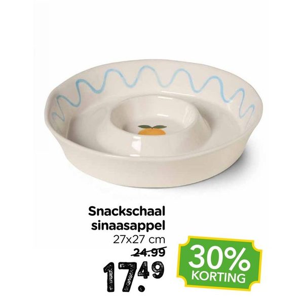 Snackschaal sinaasappel