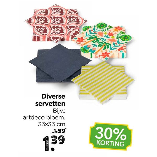 Diverse servetten