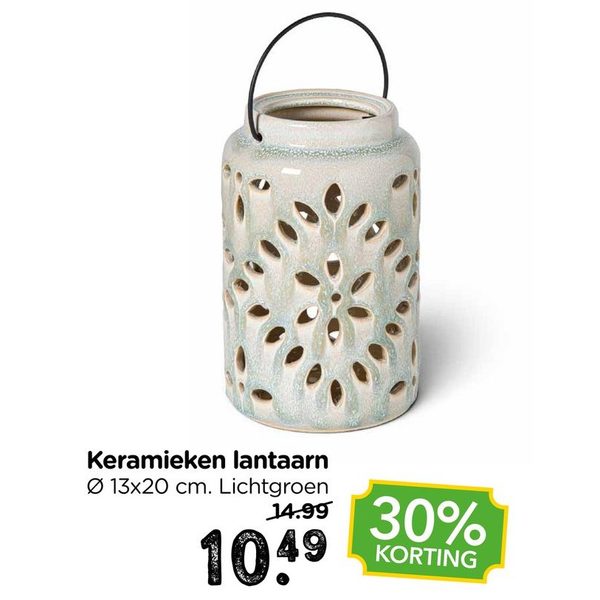 Keramieken lantaarn
