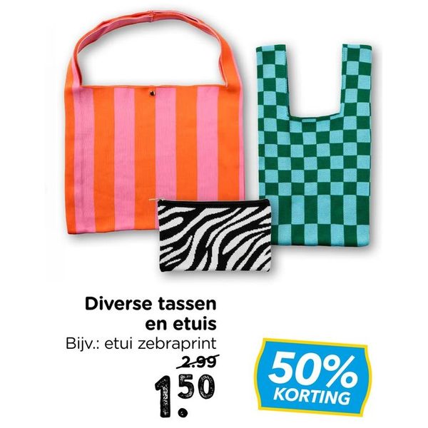 Diverse tassen en etuis
