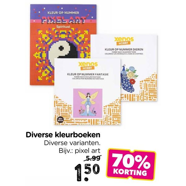 Diverse kleurboeken