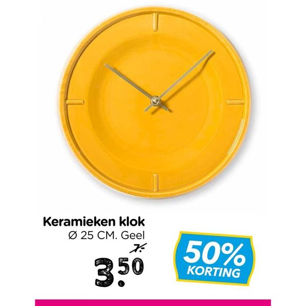 Keramieken klok