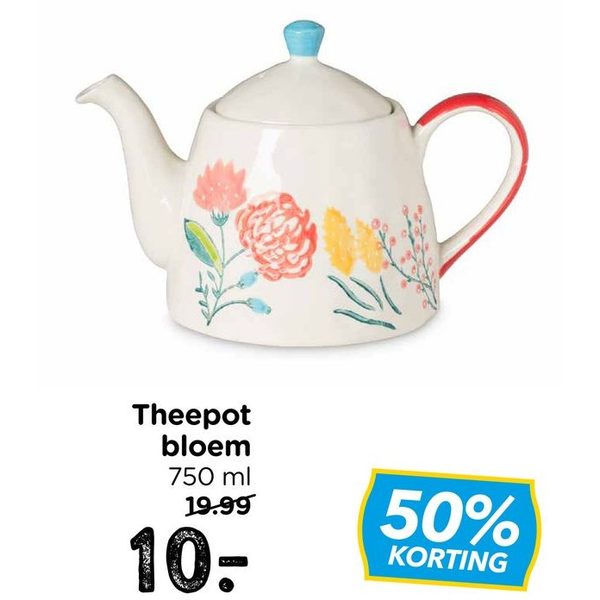 Theepot bloem