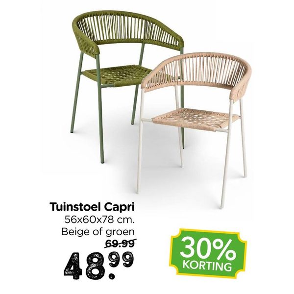 Tuinstoel Capri