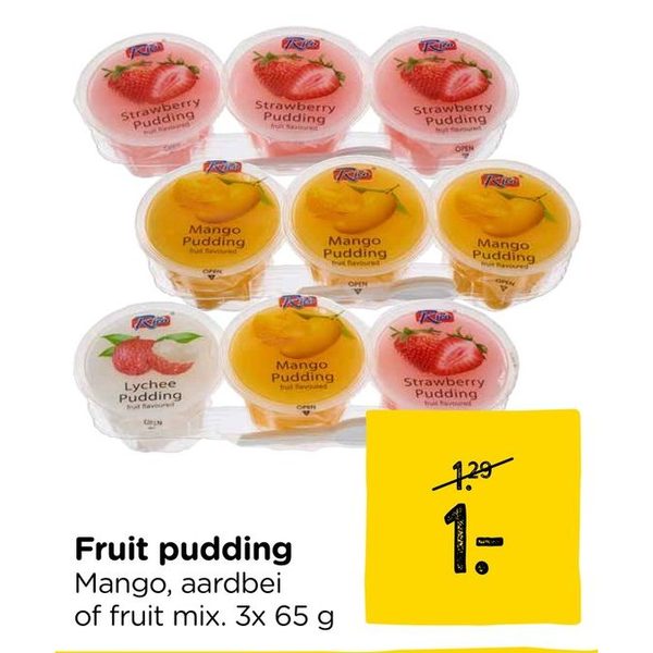 Fruit pudding